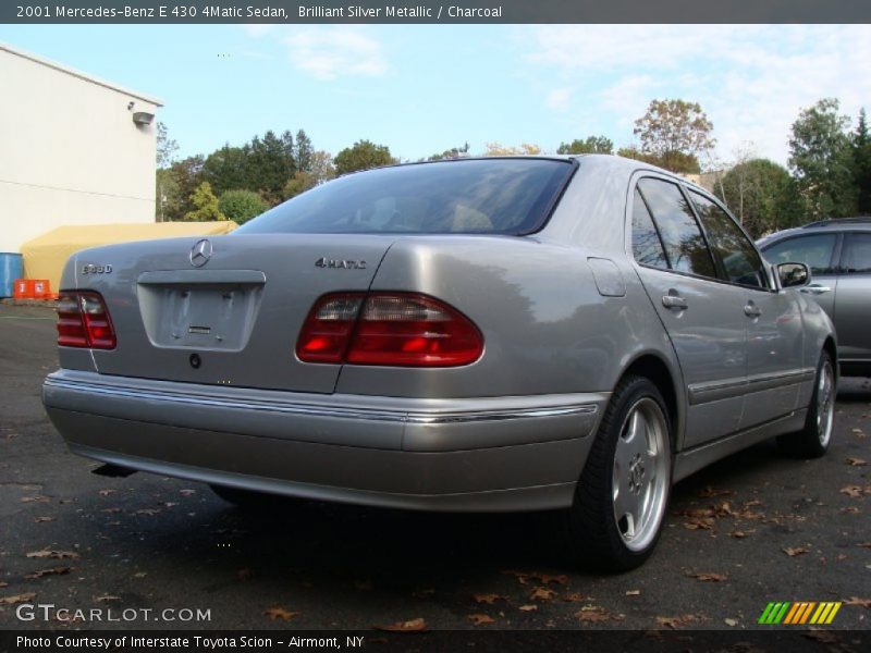 Brilliant Silver Metallic / Charcoal 2001 Mercedes-Benz E 430 4Matic Sedan