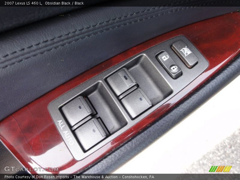 Obsidian Black / Black 2007 Lexus LS 460 L
