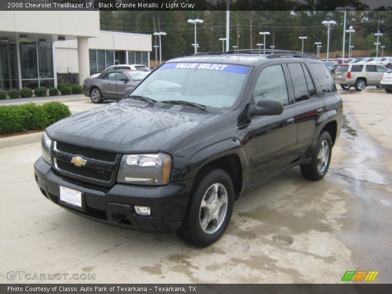 Black Granite Metallic / Light Gray 2008 Chevrolet TrailBlazer LT