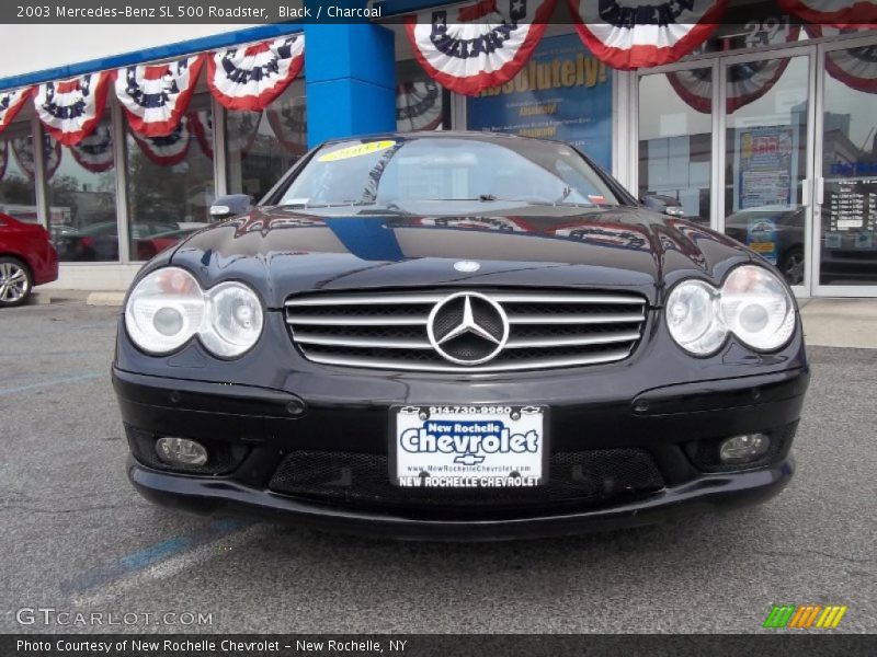 Black / Charcoal 2003 Mercedes-Benz SL 500 Roadster