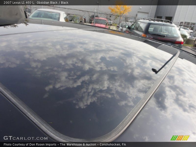Obsidian Black / Black 2007 Lexus LS 460 L