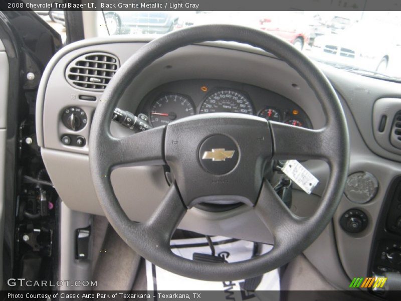 Black Granite Metallic / Light Gray 2008 Chevrolet TrailBlazer LT