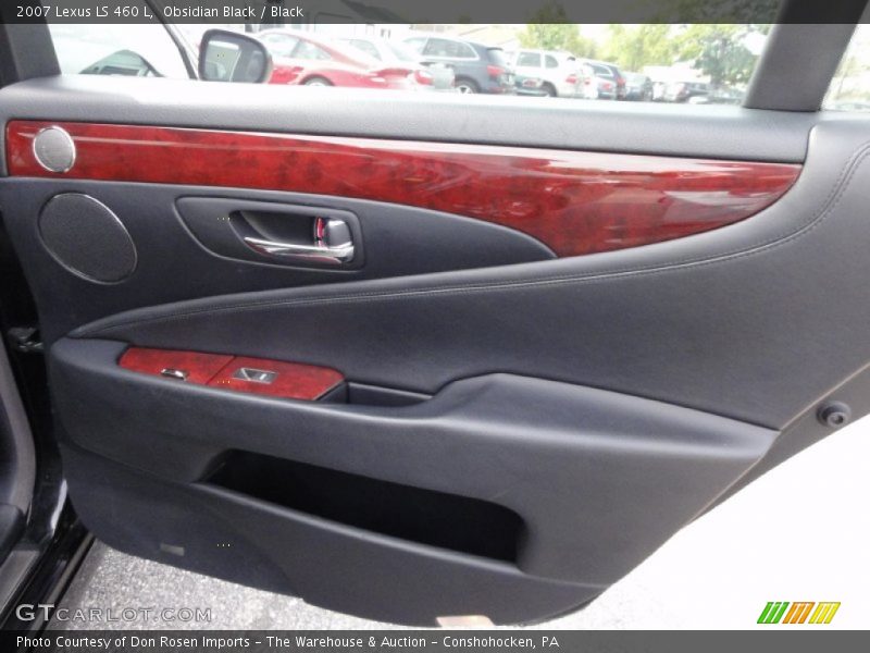 Obsidian Black / Black 2007 Lexus LS 460 L