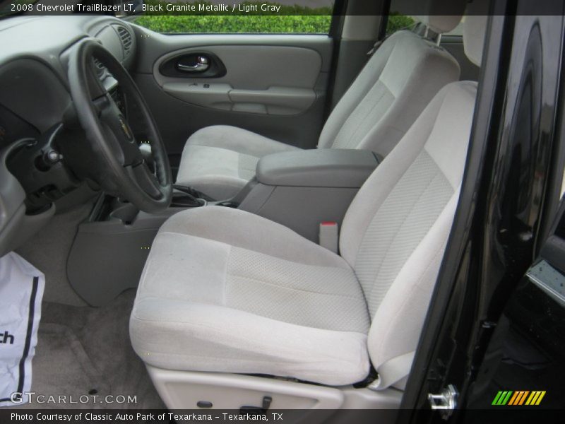 Black Granite Metallic / Light Gray 2008 Chevrolet TrailBlazer LT
