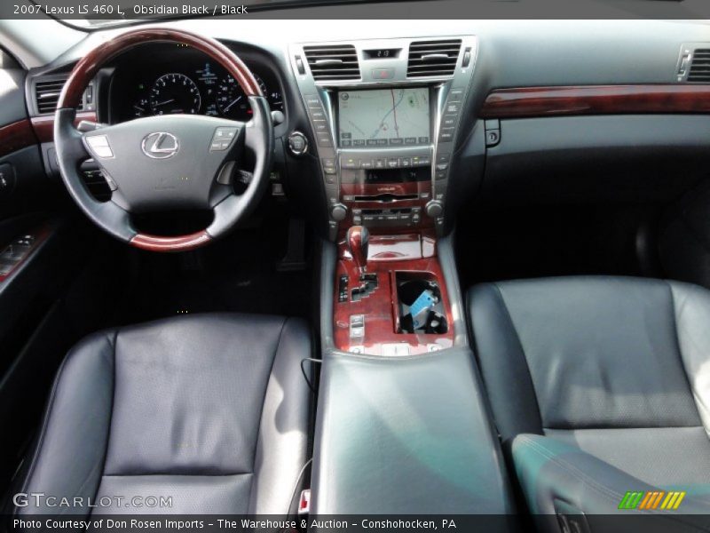 Obsidian Black / Black 2007 Lexus LS 460 L