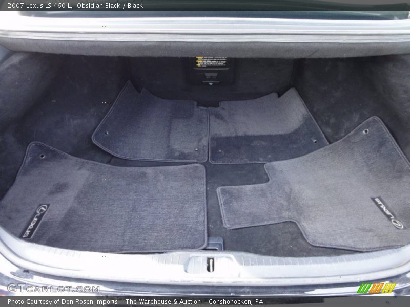Obsidian Black / Black 2007 Lexus LS 460 L
