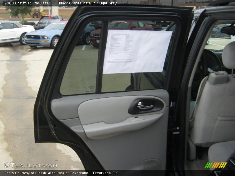 Black Granite Metallic / Light Gray 2008 Chevrolet TrailBlazer LT