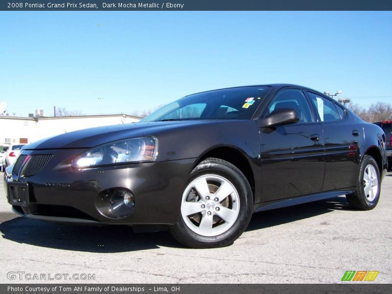 Dark Mocha Metallic / Ebony 2008 Pontiac Grand Prix Sedan