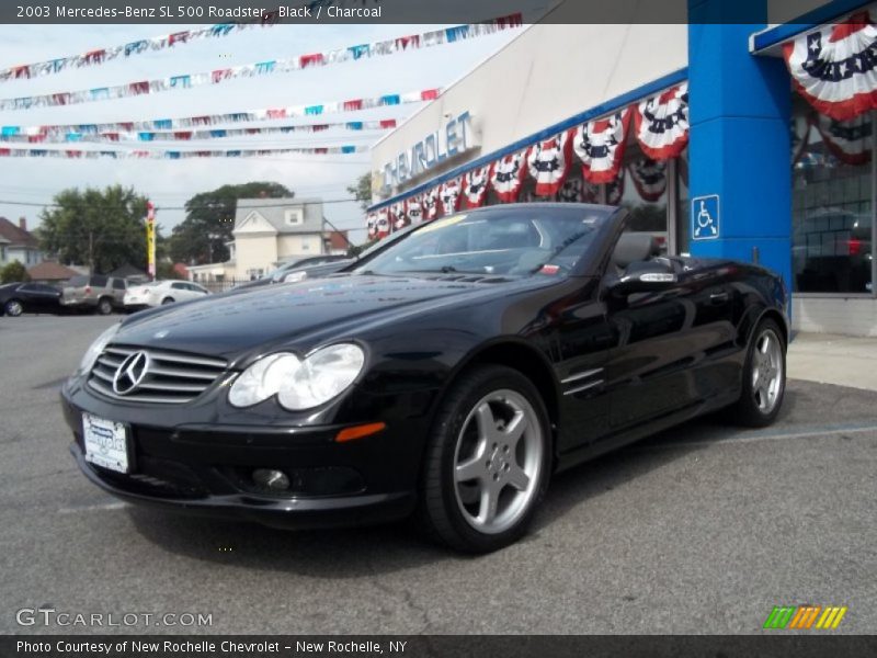 Black / Charcoal 2003 Mercedes-Benz SL 500 Roadster