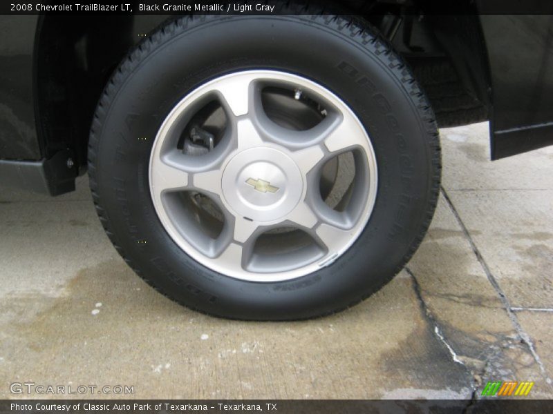 Black Granite Metallic / Light Gray 2008 Chevrolet TrailBlazer LT