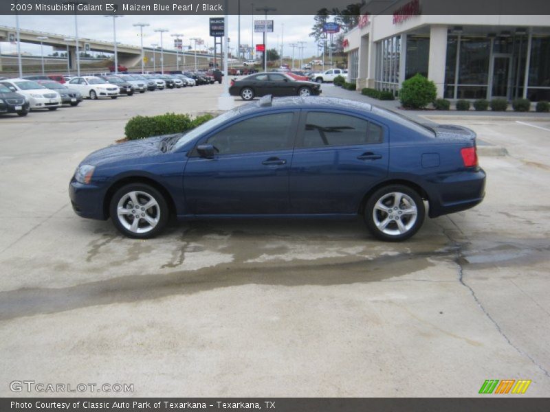 Maizen Blue Pearl / Black 2009 Mitsubishi Galant ES