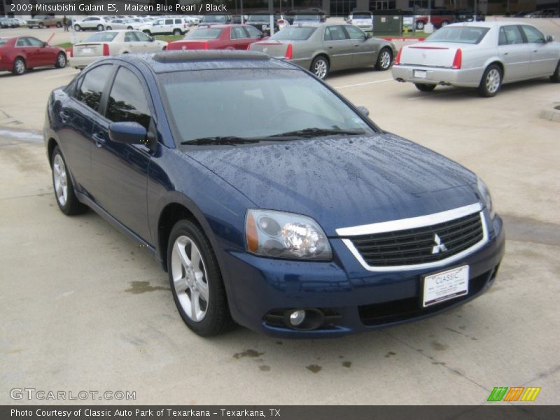 Maizen Blue Pearl / Black 2009 Mitsubishi Galant ES
