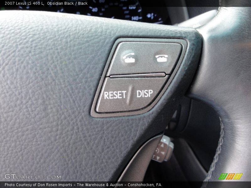 Obsidian Black / Black 2007 Lexus LS 460 L