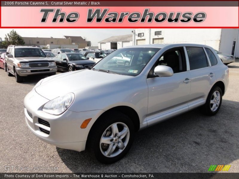 Crystal Silver Metallic / Black 2006 Porsche Cayenne S