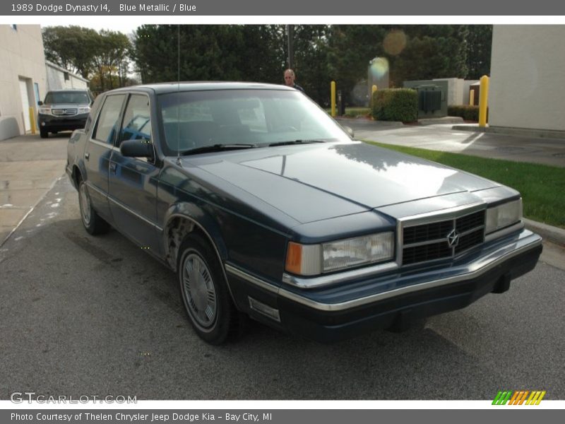  Blue Metallic / Blue 1989 Dodge Dynasty I4
