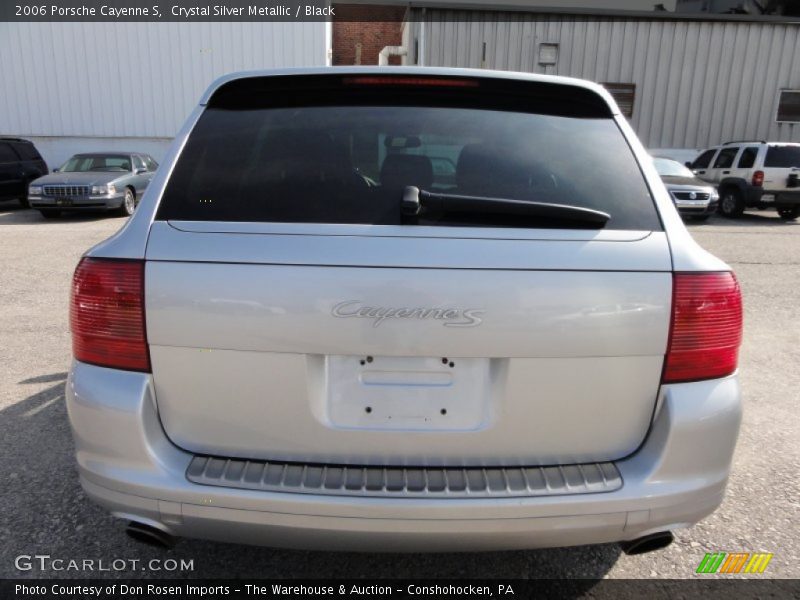 Crystal Silver Metallic / Black 2006 Porsche Cayenne S