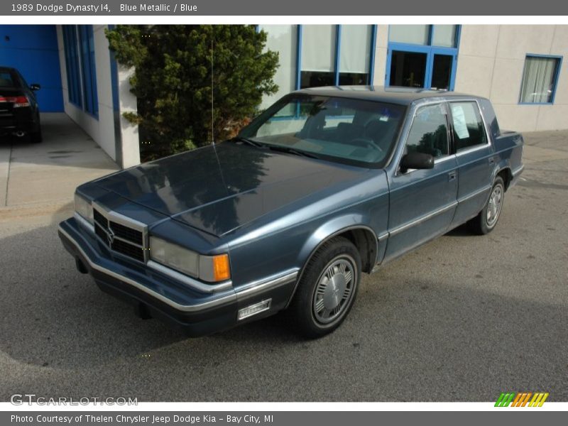  Blue Metallic / Blue 1989 Dodge Dynasty I4