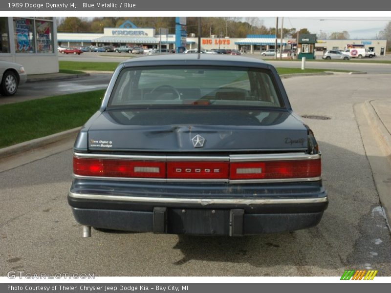  Blue Metallic / Blue 1989 Dodge Dynasty I4