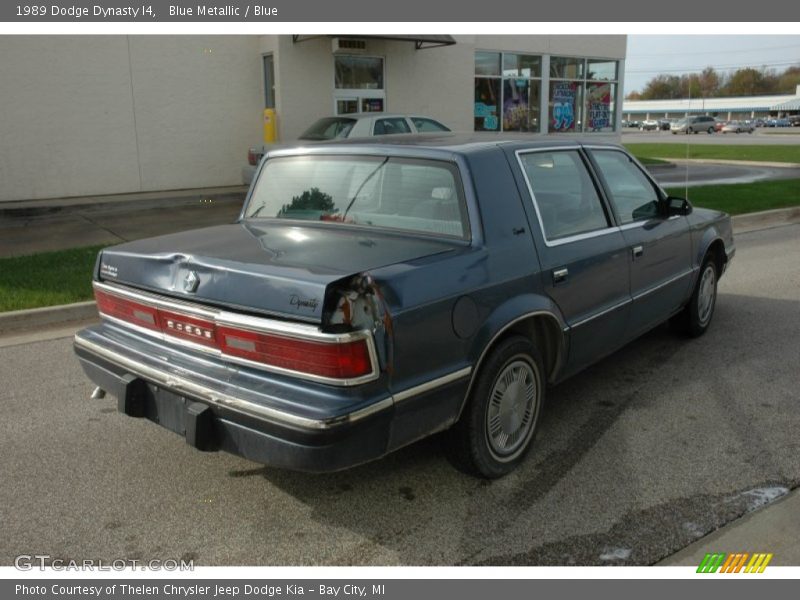  Blue Metallic / Blue 1989 Dodge Dynasty I4