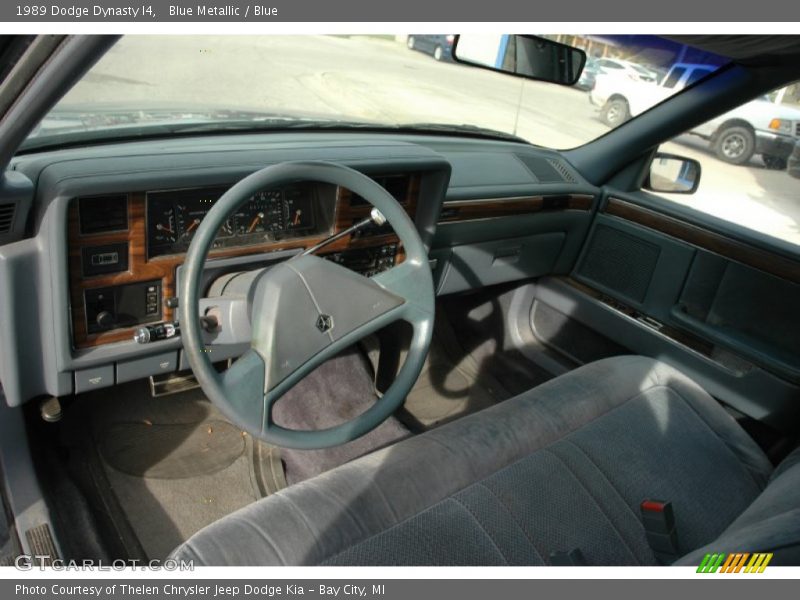  1989 Dynasty I4 Blue Interior