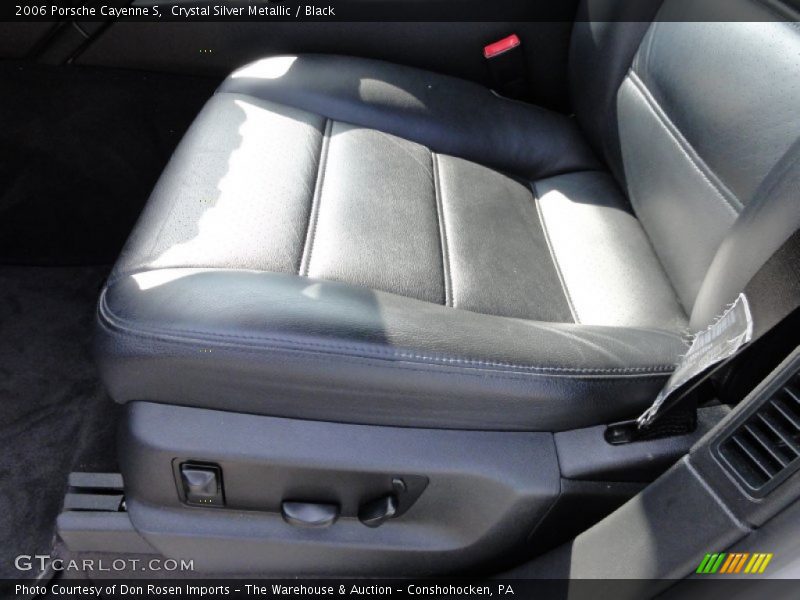 Crystal Silver Metallic / Black 2006 Porsche Cayenne S