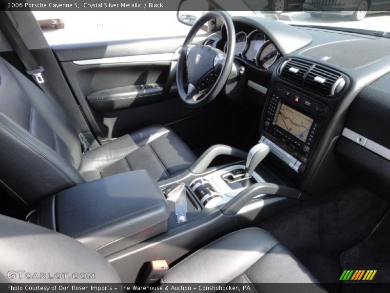 Crystal Silver Metallic / Black 2006 Porsche Cayenne S