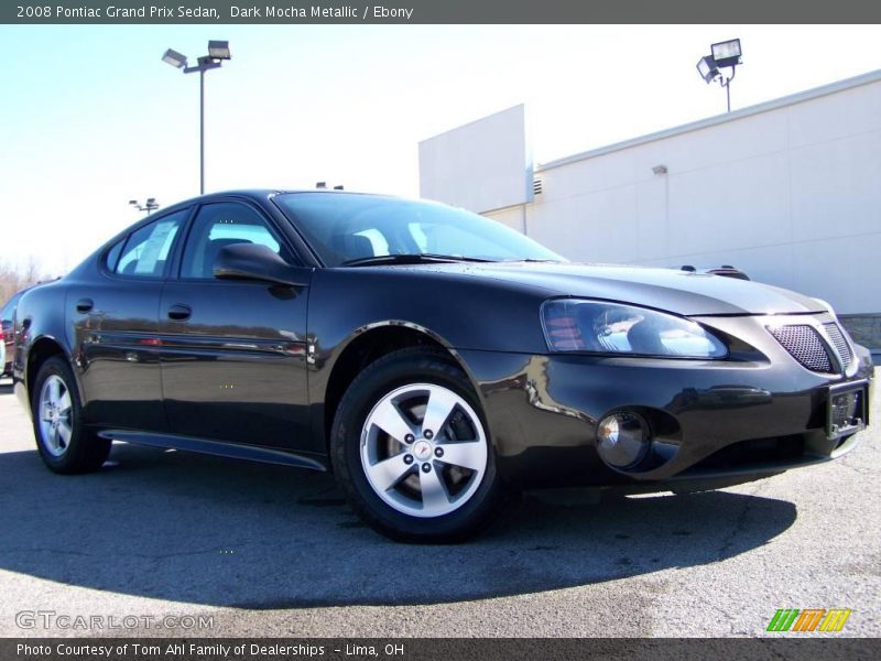 Dark Mocha Metallic / Ebony 2008 Pontiac Grand Prix Sedan