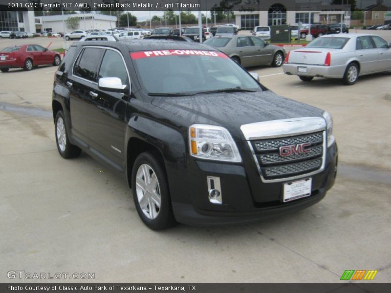 Carbon Black Metallic / Light Titanium 2011 GMC Terrain SLT AWD