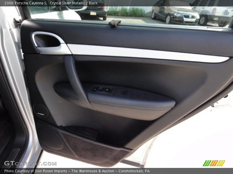 Crystal Silver Metallic / Black 2006 Porsche Cayenne S