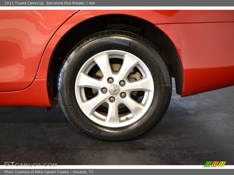 Barcelona Red Metallic / Ash 2011 Toyota Camry LE