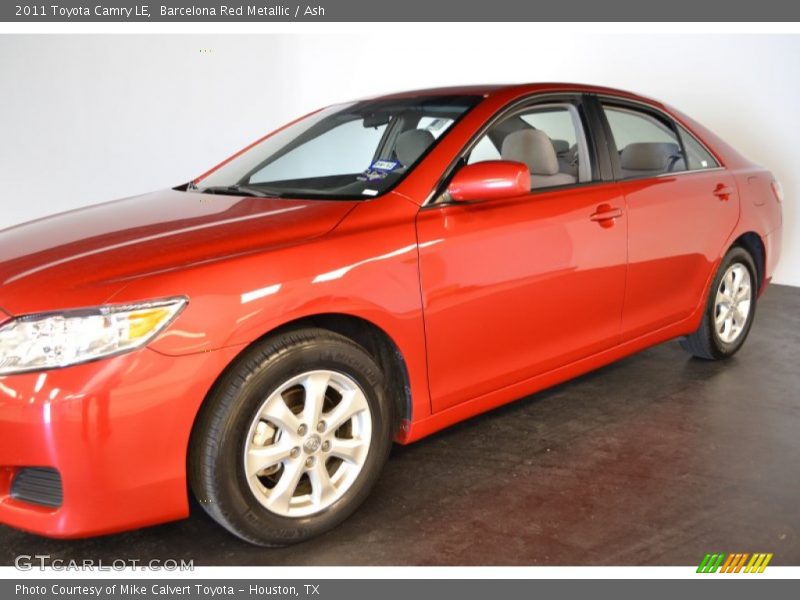 Barcelona Red Metallic / Ash 2011 Toyota Camry LE