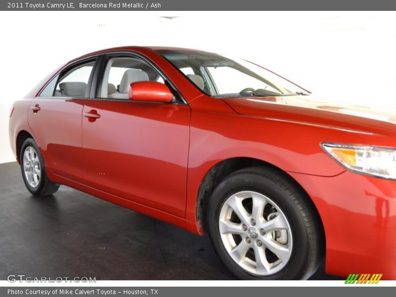 Barcelona Red Metallic / Ash 2011 Toyota Camry LE