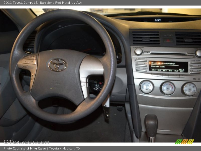 Barcelona Red Metallic / Ash 2011 Toyota Camry LE