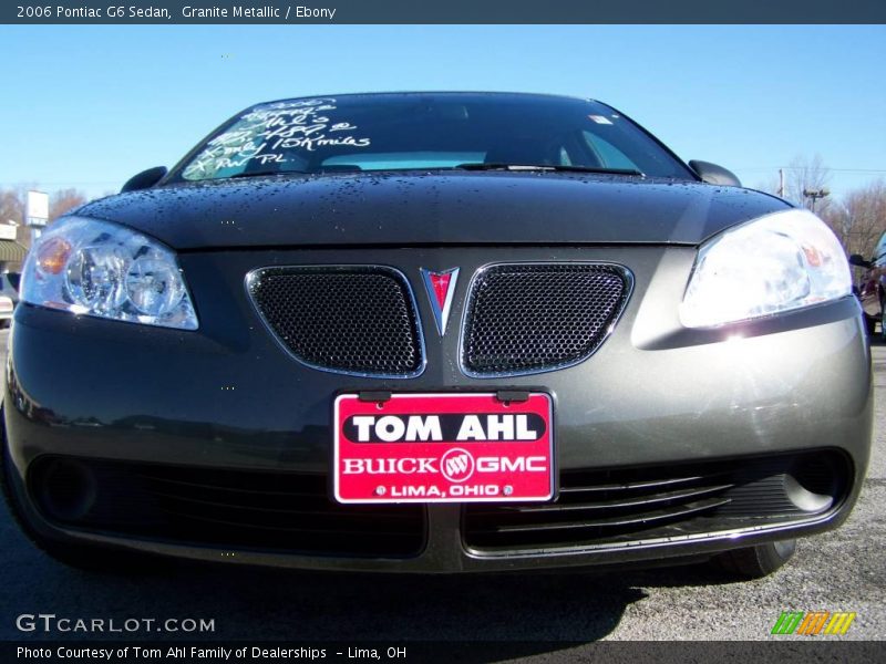 Granite Metallic / Ebony 2006 Pontiac G6 Sedan
