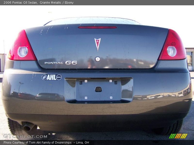 Granite Metallic / Ebony 2006 Pontiac G6 Sedan