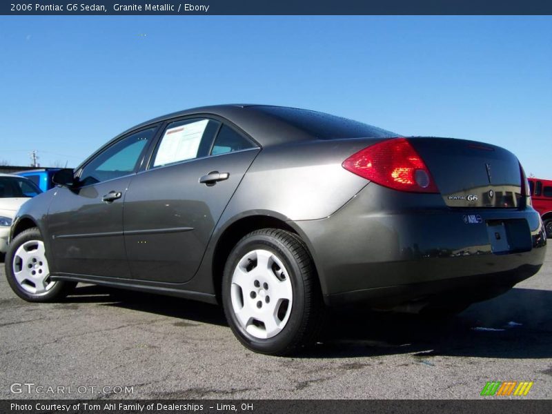 Granite Metallic / Ebony 2006 Pontiac G6 Sedan