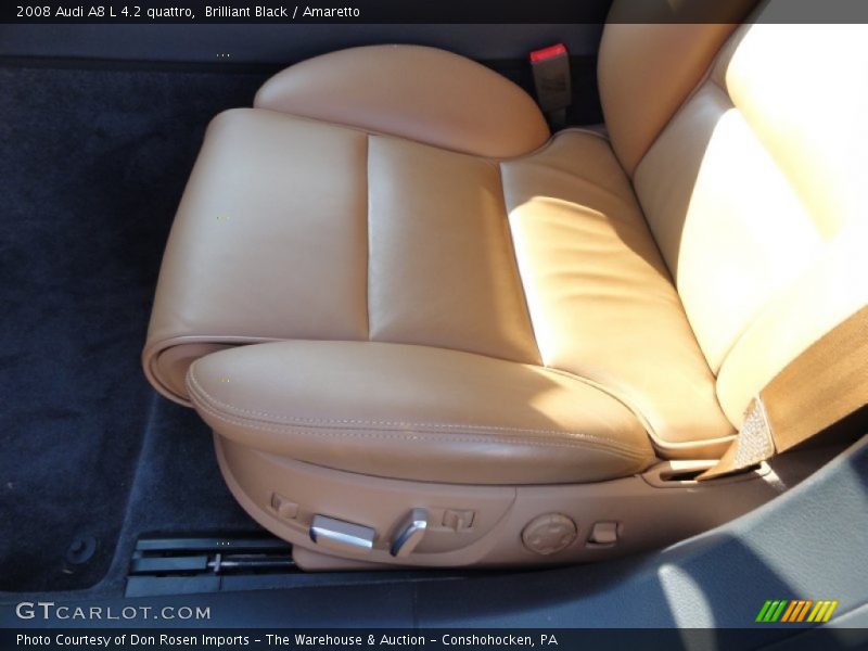 Brilliant Black / Amaretto 2008 Audi A8 L 4.2 quattro