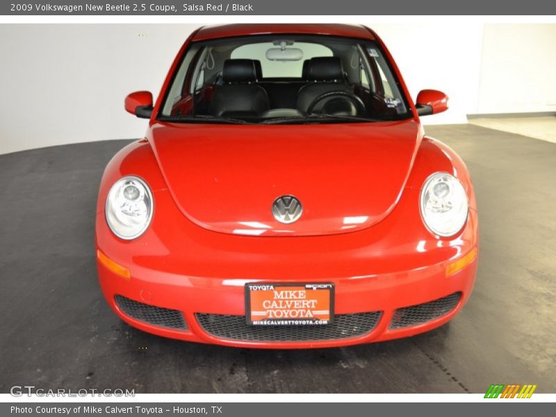 Salsa Red / Black 2009 Volkswagen New Beetle 2.5 Coupe