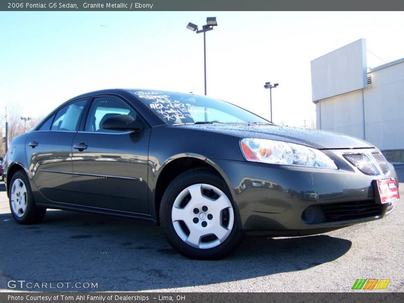 Granite Metallic / Ebony 2006 Pontiac G6 Sedan