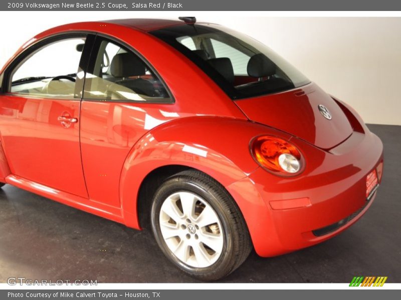 Salsa Red / Black 2009 Volkswagen New Beetle 2.5 Coupe