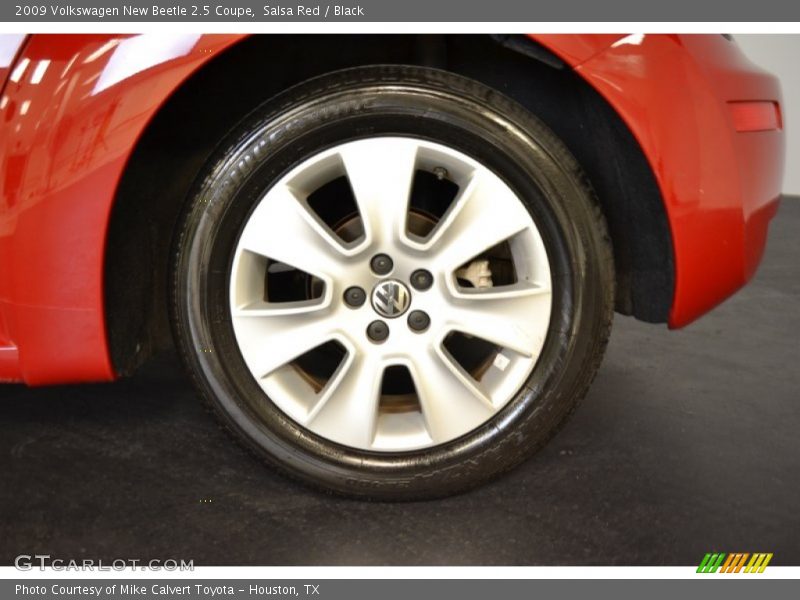 Salsa Red / Black 2009 Volkswagen New Beetle 2.5 Coupe