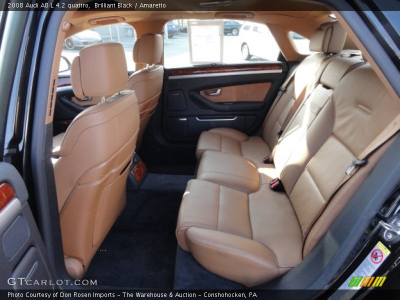 Brilliant Black / Amaretto 2008 Audi A8 L 4.2 quattro