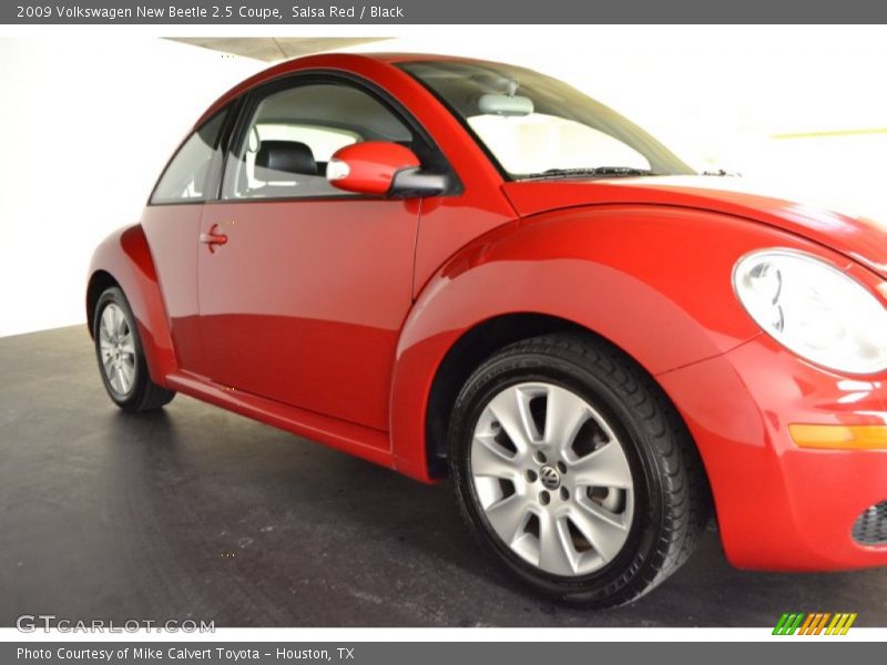 Salsa Red / Black 2009 Volkswagen New Beetle 2.5 Coupe