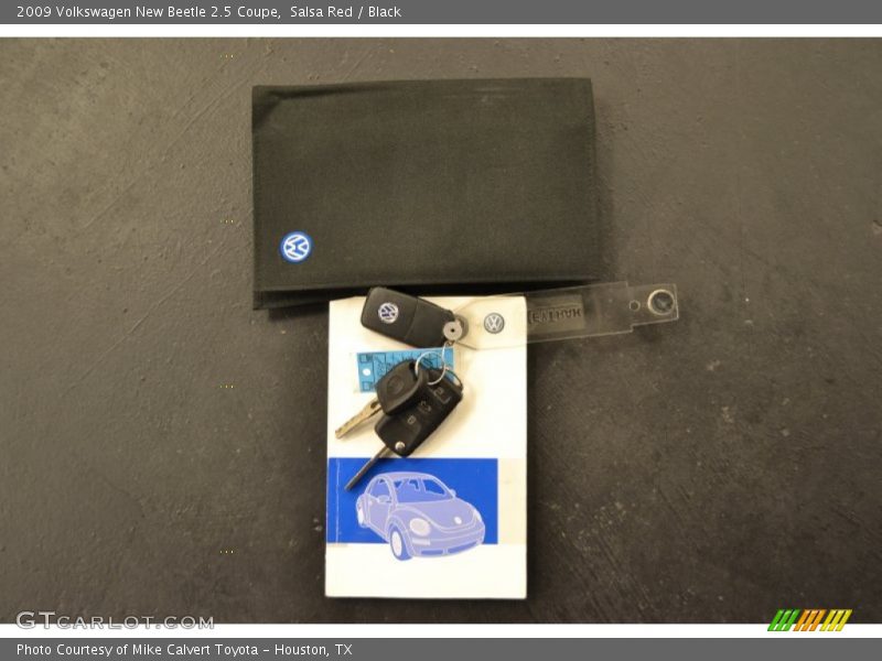 Salsa Red / Black 2009 Volkswagen New Beetle 2.5 Coupe