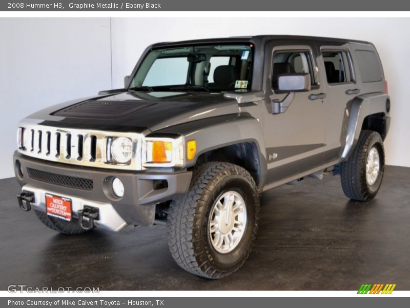 Graphite Metallic / Ebony Black 2008 Hummer H3
