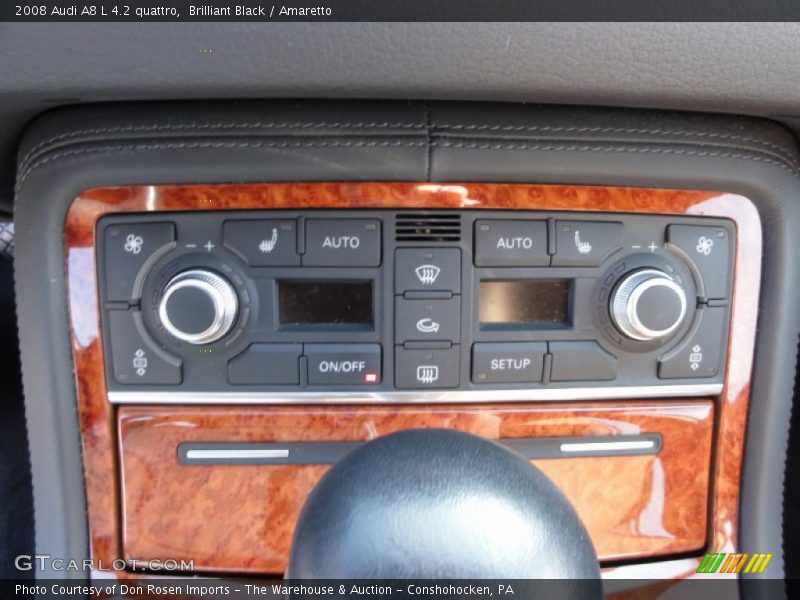 Brilliant Black / Amaretto 2008 Audi A8 L 4.2 quattro