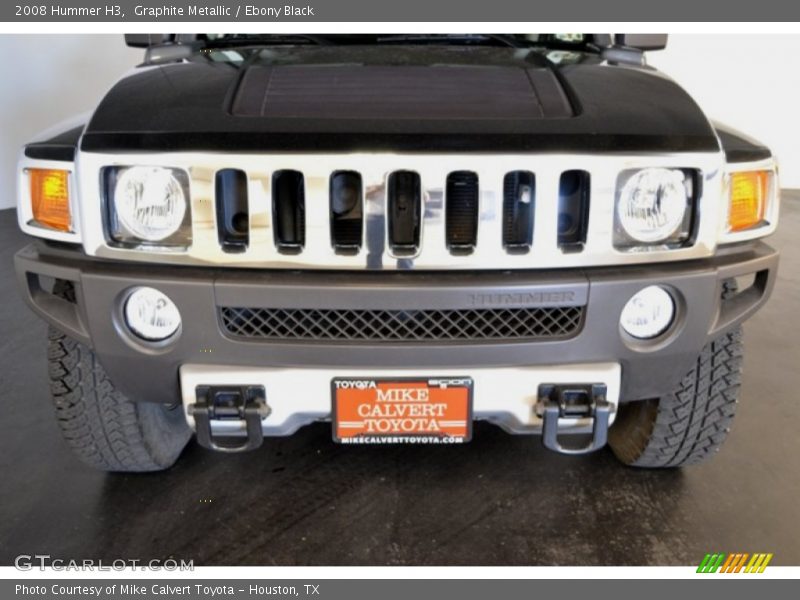 Graphite Metallic / Ebony Black 2008 Hummer H3