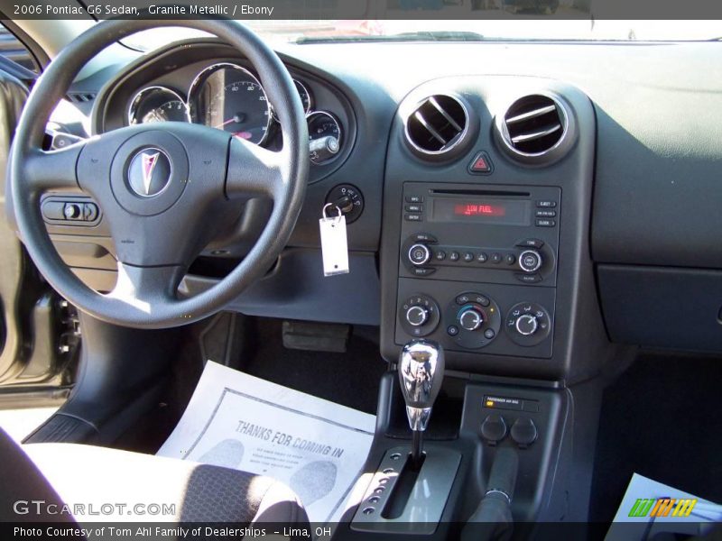 Granite Metallic / Ebony 2006 Pontiac G6 Sedan