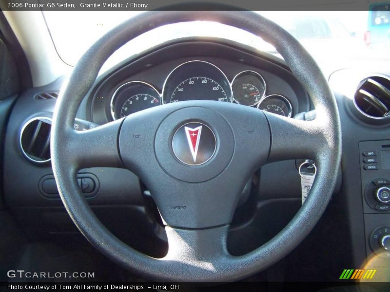 Granite Metallic / Ebony 2006 Pontiac G6 Sedan