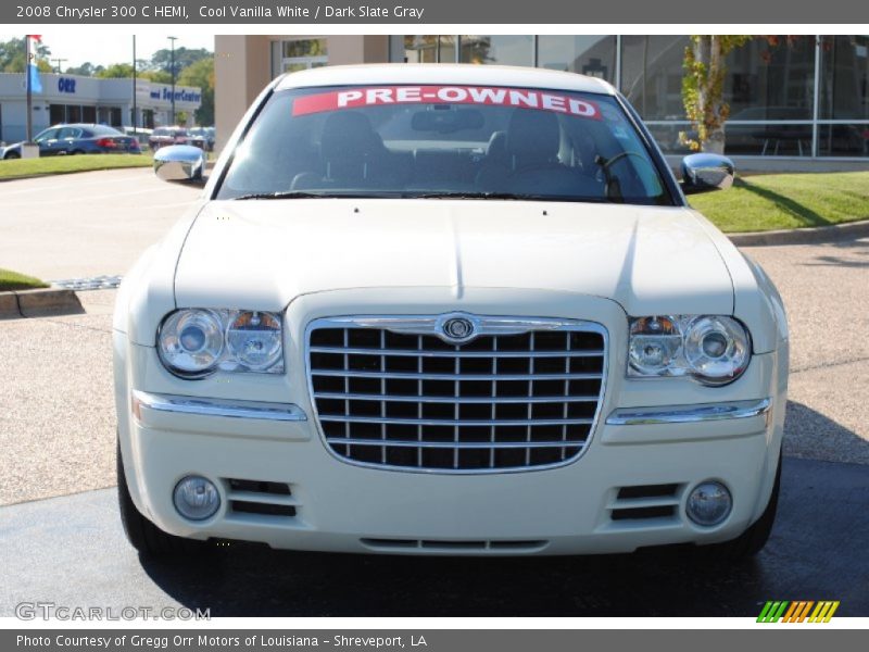 Cool Vanilla White / Dark Slate Gray 2008 Chrysler 300 C HEMI